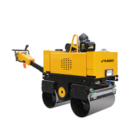 Mini-compacteur routier vibrant portatif de haute qualité 800 kg à double tambour pour asphalte, fabriqué en Chine