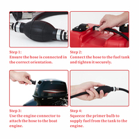 Accessoires pour bateaux, équipement de service, réservoir de carburant marin portable de 12 L