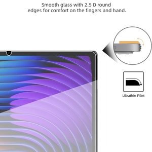Protector de pantalla de vidrio templado de alta alúmina para <span class=keywords><strong>Xiaomi</strong></span> <span class=keywords><strong>Pad</strong></span> 7 Pro / <span class=keywords><strong>Pad</strong></span> 7-Película transparente antiarañazos HD para tableta - Product Image 5