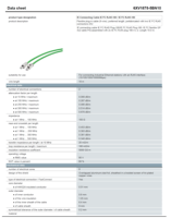 6XV1878-5BN10 Câble enfichable flexible 8 fils deux connecteurs IE FC RJ45 4X2 Plug-180/IE 2x IE FC RJ45 plug 180 4x2