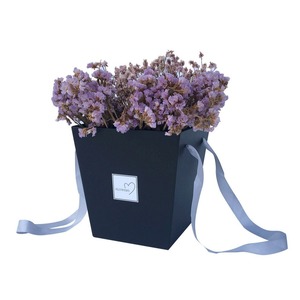 Boîte à fleurs portable trapézoïdale pop-corn fleur seau câlin seau boîte-cadeau sac fourre-tout - Product Image 3
