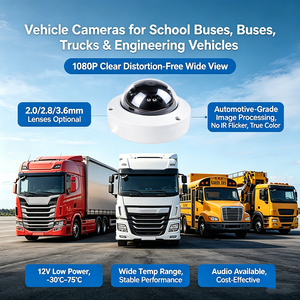 Cámara de Vigilancia Profesional para Vehículos, Grabación de Audio y Video Sincronizada, Perspectiva Amplia, 1080P AHD, Tipo Domo, para Autobuses, RV, OEM/ODM - Product Image 5