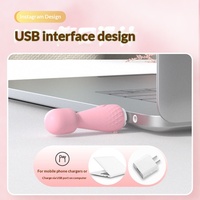 Appareil de masturbation féminine compact, portable, rechargeable par USB, à commande à une touche, vibrations puissantes, pour adultes