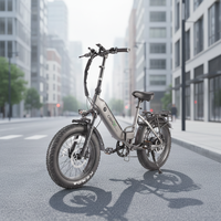 Stock US et UE, vélo électrique pliable rapide 48V 13Ah, stock US, vélo électrique pliable puissant à pneus gras de 20 pouces pour adultes