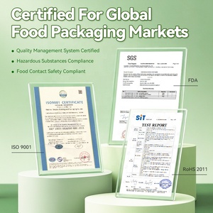 Contenitori per Alimenti da Asporto per Ristoranti, Sicuri per Microonde, Senza BPA, Contenitori in Plastica a 3 Scomparti per Preparazione Pasti - Product Image 2