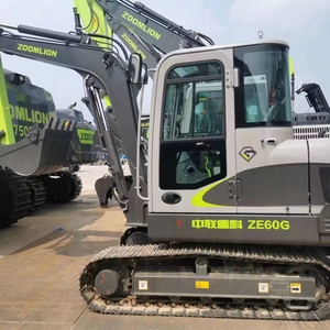Original China Made Digger Used Zoomlion 6 Ton ZE60 ZE60E Mini Excavator Ready to Work - Product Image 1