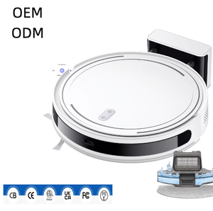 Robot Aspirapolvere Lavapavimenti Combinato con Mappatura Intelligente Giroscopica, WiFi, App, Motore Brushless e Filtro HEPA per Uso Domestico - Ingrosso Fabbrica - Product Image 1