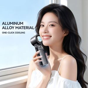 16°C Ice Sense Handheld 199 Speeds 9000Mah Usb-C Fast Charging Portable Fan With Led <b>Light</b> & Multi-Angle Adjustment - Product Image 5