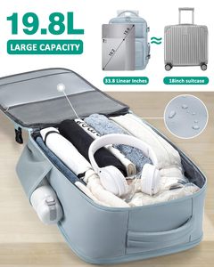 Grand sac à dos de voyage pour bagages approuvé par la compagnie aérienne Sac à dos à main - Product Image 5