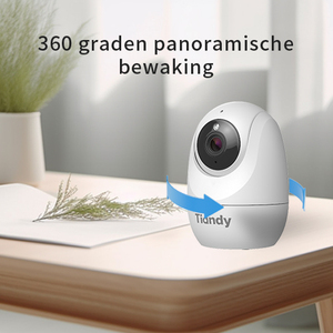 Caméra WiFi de surveillance nocturne couleur Tiandy Baby 4MP avec alarme et audio bidirectionnel pour la maison TD-H652N - Product Image 2