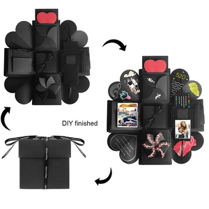 Caja de Regalo Explosiva DIY con Accesorios, Laminación Mate, Grabado en Relieve, Recubrimiento UV, Tamaño y Forma Personalizados para el Día de San Valentín - Product Image 2