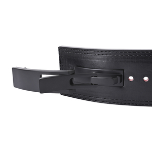 Customize Logo Fitness Exercise Buckle Heavy Duty Weightlifting Squat <b>Back</b> <b>Support</b> Leather Lever Lifting Gym Belt for Men - Product Image 5