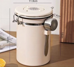 Contenitori per <span class=keywords><strong>Cucina</strong></span>, <span class=keywords><strong>Barattoli</strong></span> per Fagioli, Farina, Zucchero, Tè, Contenitori per Alimenti in Acciaio Inox, Contenitore per Pasta - Product Image 5