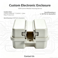 Boîtier électronique moulé par injection PC/ABS pour module de contrôle industriel, production en série disponible