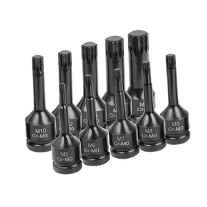 10 cái 3/8 inch <span class=keywords><strong>Torx</strong></span> điều khiển tác động ổ cắm thiết lập tác động <span class=keywords><strong>Torx</strong></span> sao ổ cắm bits m5-m18 - Product Image 5