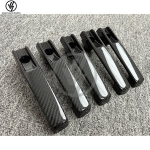 Side <b>Trims</b> <b>Door</b> Handle Replacement Dry Carbon Fiber for Mercedes Benz G-Class W464 G500 G350 G63 2019-2024 - Product Image 2