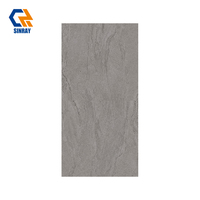 Azulejos de Porcelana Modernos para Piso y Pared, 600x1200mm, 9.5mm de Grosor, Antideslizantes, Glaseados, Resistentes al Ácido, Antibacterianos, Textura de Piedra, Acabado Brillante