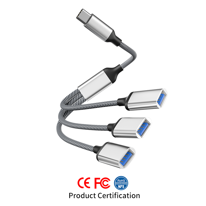 ORANGLES Aluminum Alloy USB OTG Adapter Hub | 3-in-1 Splitter for Flash Drives & Peripherals | Expansion Dock for Phones & Tablets – orangles Kuwait - high resolution display - exposing craftsmanship - Image 2 of 6 | built for everyone | Aluminum Alloy USB OTG Adapter Hub | 3-in-1 Splitter for Flash Drives & Peripherals | Expansion Dock for Phones & Tablets – orangles Kuwait for sale Georgia | Free Shipping ORANGLES