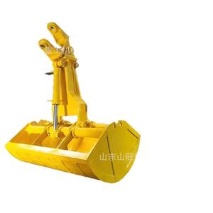 Cucharón de excavadora giratorio de doble apertura para carga y descarga de mercancías, tipo concha, para excavadora con conductor. - Product Image 5