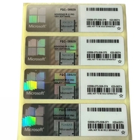 Etiqueta Adhesiva COA OEM de Windows 10 Pro, Activación en Línea, Licencia de Clave de Windows 10 Professional, Física en Stock, Envío Gratis por Fedex/DHL/UPS