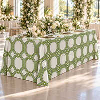 Serviettes de table en tissu de lin polyester réutilisables, imprimées sur mesure, écologiques, en gros, pour hôtels, mariages et événements