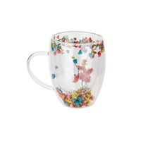 FOURBRAQUAGE. Mug à café double paroi en verre borosilicate personnalisé, écologique, anti-fuite, réutilisable, sans BPA, résistant à la chaleur, vente en gros