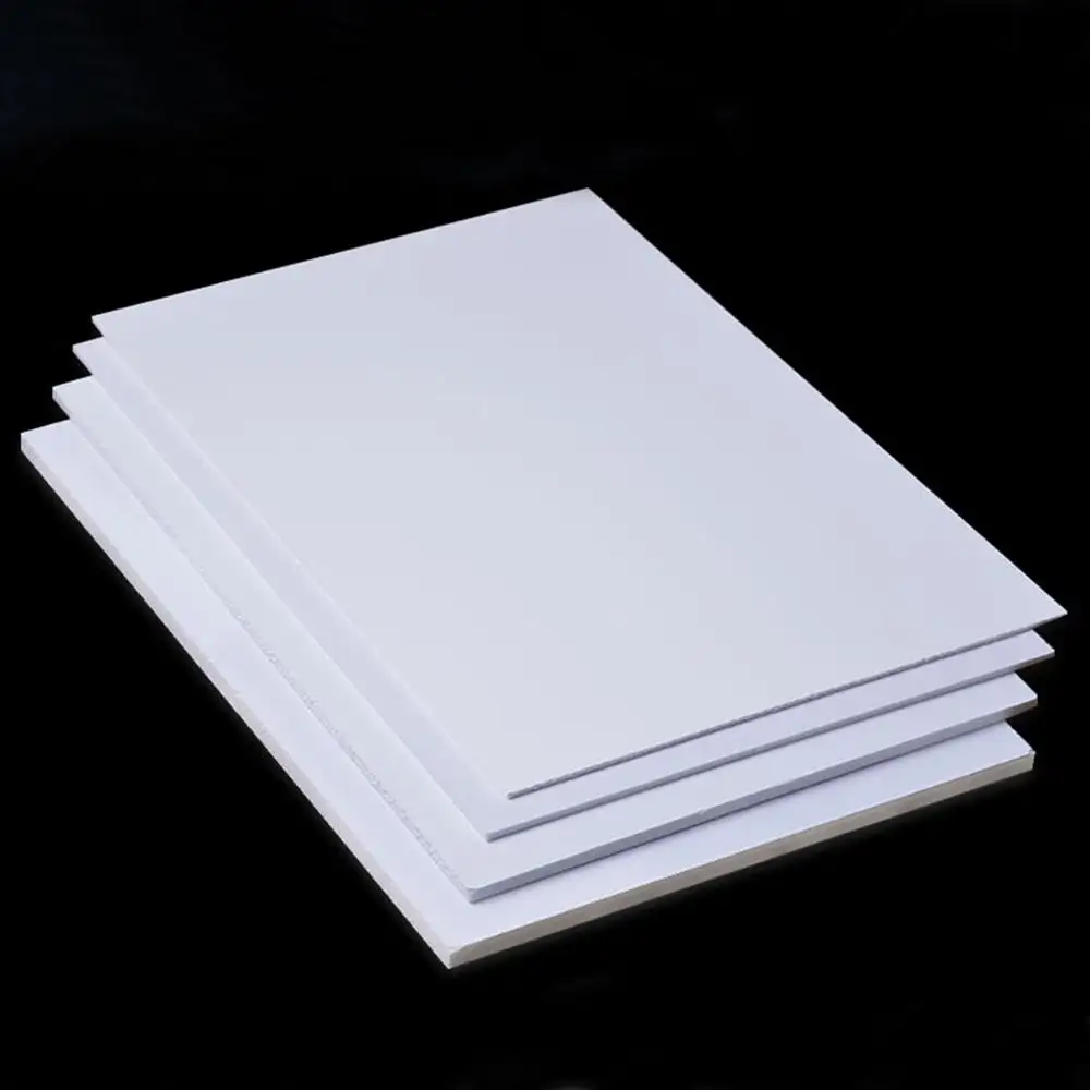 फैक्टरी थोक मूल्य 4x8 फीट कठोर प्लास्टिक पीवीसी बोर्ड 2- 25 मिमी सफेद विदेशी मुद्रा फोम बोर्ड शीट