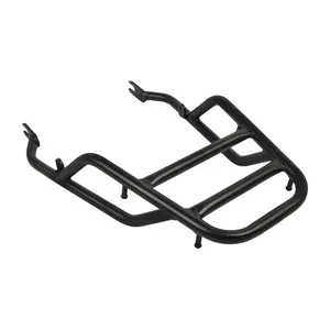 Nouveau porte-bagages arrière <span class=keywords><strong>Kawasaki</strong></span> <span class=keywords><strong>W800</strong></span> en acier, étagère de sissy bar, dossier, rail arrière de tourisme, porte-charge, étagère noire, garantie 1 an - Product Image 1