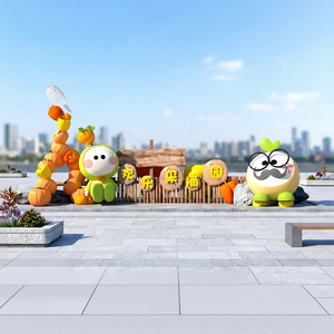 Globo Inflable Publicitario con Forma de Dragón, Escultura Gigante de Dibujos Animados para Padres e Hijos, 1 Año de Garantía - Product Image 4
