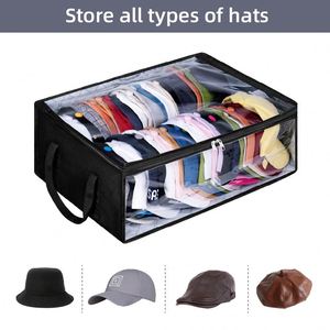 Bolsa Organizadora de Gorras Apilable y Estructurada para Gorras de Béisbol, Estuche Organizador Plegable con Cierre - Product Image 2
