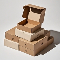 Caja de Cartón Corrugado Plegable al por Mayor, Impresión Personalizada a Color, Caja de Embalaje para Envíos con Logotipo Personalizado