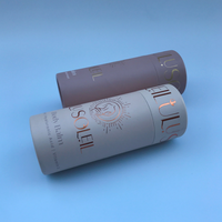Tube en carton biodégradable et recyclable pour cosmétiques, blush, baume à lèvres, emballage écologique, taille personnalisable, papier kraft