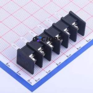 KF35H-8.25-6P Barrier Terminal Block Through hole Component (THT),P=8.25mm Connector Two Sides 8.25mm 1x6P Straight Pin - Product Image 1