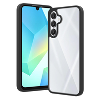 Coque de téléphone hybride TPU PC personnalisée Sanfeng pour Samsung A16 A17 A26 A27 A36 A37 A56 A57, antichoc, transparente, vente en gros