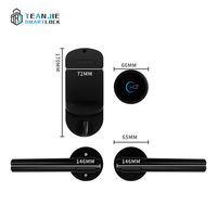 Cerradura Inteligente para Puerta con Tarjeta de Memoria, WiFi, SDK, Software Gratuito, M1 T57, Cerradura con Tarjeta Dividida, Cerradura para Puerta de Hotel con Huella Dactilar y Tarjeta de Memoria en la Nube