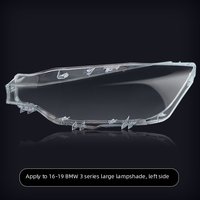 Repuestos de Lentes para Automóviles, 1 Par de Cubiertas de Lentes para Faros Delanteros para BMW Serie 3 2016 2017 2018 F30 F31, Carcasa de Cristal Transparente para Faros