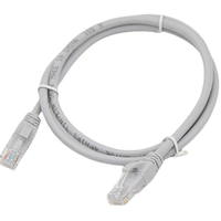 Câble Ethernet LAN XYS personnalisé plat Cat5e non blindé RJ45 8P8C 1 Gbit/s avec conducteur en cuivre pur 24/26/28AWG