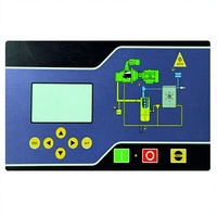 Panneau de commande à membrane industrielle avec affichage numérique, touches de navigation, câble ruban flexible pour équipement d'automatisation CNC