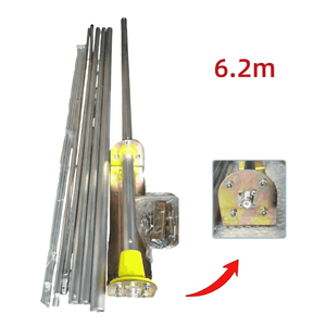 เสาอากาศวิทยุ CB 27MHz 6.2 เมตร สำหรับภายนอกอาคาร แบบ Omni พร้อมฐานอะลูมิเนียมอัลลอยด์ และขั้วต่อ SO239 - Product Image 1