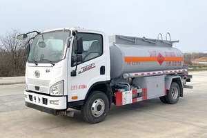 Camion-citerne à huile 4X2 d'occasion, vente directe d'usine, 15000L, véhicule de transport de liquides inflammables, camion-citerne à carburant, station-service mobile - Product Image 3