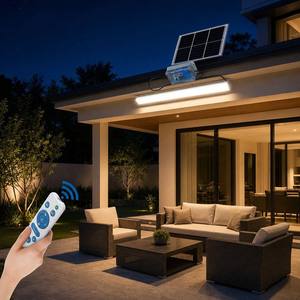 <span class=keywords><strong>Tubo</strong></span> de <span class=keywords><strong>Luz</strong></span> LED <span class=keywords><strong>Solar</strong></span> Lineal con Control Remoto, IP44 Impermeable, para Iluminación Interior de Cobertizos, Garajes, Sótanos y Techos del Hogar - Product Image 1