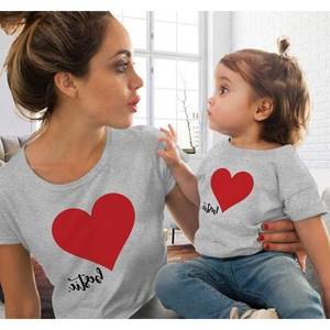 Logotipo personalizado mãe e filha combinando roupa t-shirt da família - Product Image 5