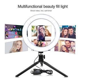 ชุดไฟถ่ายภาพเซลฟี่แบบมีขาตั้งกล้องพร้อมไฟวงแหวน LED สำหรับถ่ายวิดีโอและวิดีโอบล็อก - Product Image 4