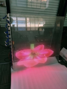 Màng PCB Tự Dính P10 Màn Hình LED Mềm Trong Suốt Kính Cửa Sổ Video LED Mỏng Nhất Và Dễ Dàng Nhất - Product Image 5
