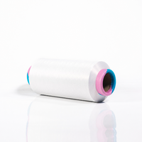 Filament de nylon texturé DTY 100% blanc brut de qualité AA 10D-100D brillant pour le tissage, le tricotage et les tissus doux et élastiques