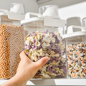 <b>Rice</b> Storage <b>Container</b> Rectangle Seal Lid 1100ml 1800ml 2300ml Food Grade For Grain Flour <b>Rice</b> Storage - Product Image 3
