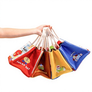 Bolsa Térmica para Almuerzo con Diseño de Oficinista de Dibujos Animados, de Poliéster Grueso, Portátil, de Alta Apariencia, para Estudiantes - Product Image 3