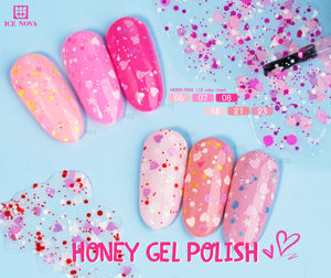 Kutek <span class=keywords><strong>Gel</strong></span> Madu 12 Warna, Lembut Manis & Cerah, Tekstur Halus, Cocok untuk Pemula & Salon - Product Image 5