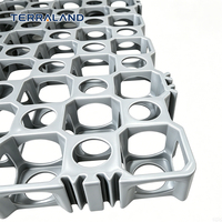 Grille de pavage perméable écologique pour drainage des eaux pluviales et aménagement paysager
