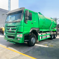 Camiones de Vacío para Aguas Residuales Sinotruck Howo 6X4 de Segunda Mano, Usados, de 15000L, 20000L, 25000L, 15M3, 20M3, 25M3, 10 Ruedas